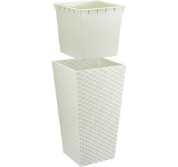 Кашпо РОТАНГ 260*260*457мм арт.М3087