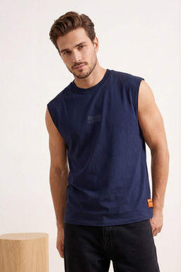 TRENDYOL MAN Siyah Oversize/Genis Kesim Kabar?k Yaz? Bask?l? Etiketli T-Shirt/Atlet TMNSS24AL00005 - Trendyolmilla фото 28