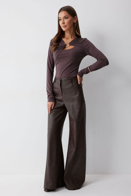 Джемпер LYUSHe 4232 баклажан  фото 4