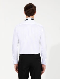 Beyaz Slim Fit Smokin G_mlek - Pierre cardin фото 5