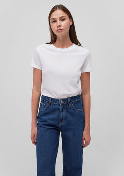 2li Kad?n Fitted Basic Tisort - Mavi фото 3