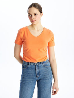 V Yaka D?z K?sa Kollu Kad?n Ti??rt