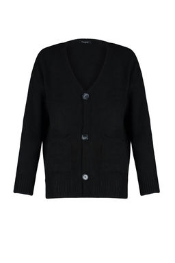 Siyah Basic Yumusak Dokulu Triko H?rka TWOAW20HI0213