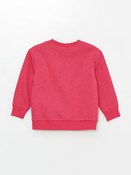 Bisiklet Yaka K?z ?ocuk Kal?n Sweatshirt