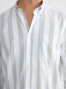 Regular Fit ?izgili Arm?rl? Erkek G?mlek