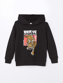 Kap??onlu Erkek ?ocuk Sweatshirt