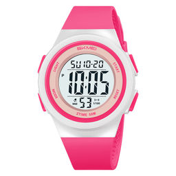 Часы наручные Skmei женские электронные 2286white-pink