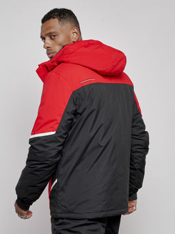 Горнолыжный костюм мужской зимний красного цвета 6319Kr - Leifensh фото 29