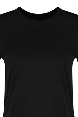 TRENDYOLMILLA Ekru %100 Pamuk Premium Basic Bisiklet Yaka Orme T-Shirt TWOSS23TS00042  фото 13