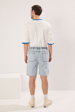 TRENDYOL MAN Mavi Regular Fit Kot Sort TMNSS25SR00032 - Trendyolmilla фото 15