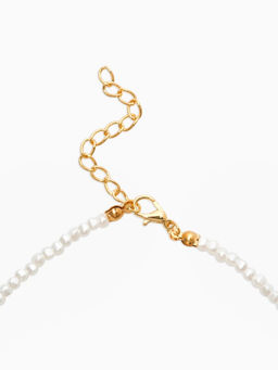 Чокер "Морской мир" жемчуг барочный, цвет белый в золоте