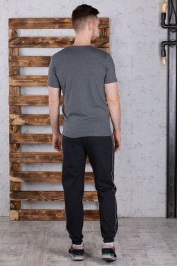 Брюки спортивные 
 3.MM116B-серый-тёмный