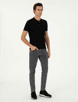 Siyah Slim Fit Kazak - Cacharel фото 4