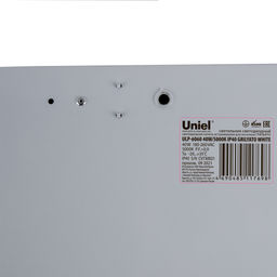 ULP-6060 40W/5000К IP40 GRILYATO WHITE Светильник светодиодный потолочный встраиваемый. Белый свет (5000K). 4600Лм. 588X588x40мм. Корпус белый. В комплекте с и/п. ТМ Uniel.