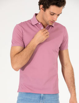 G_l Kurusu Polo Yaka Slim Fit Basic Merserize T-shirt