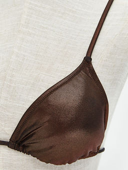 D?z ??kabilir Pedli Kad?n Bikini ?st