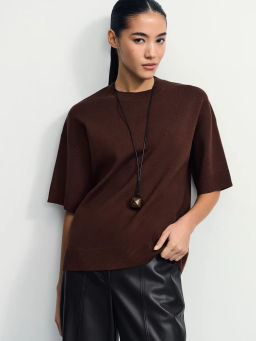 Джемпер из вискозы с рукавом 3/4 / Zarina фото 2