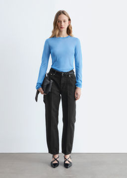 Top transparente de punto fino - H&m фото 3