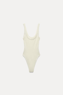 RIBBED BODYSUIT - Zara фото 16