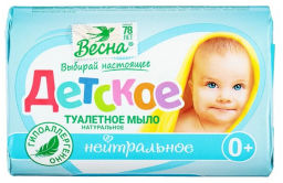 ДЕТСКОЕ мыло в/об. 90гр Нейтральное - Весна фото 3