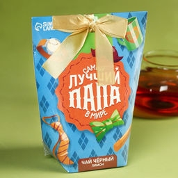 Чай чёрный Самый лучший папа в мире, вкус: лимон, 100 г. - Simaland фото 5