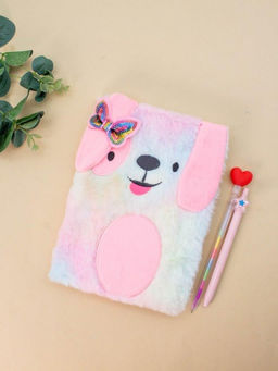 Блокнот плюшевый "Smilling dog", fullcolor, 15х21 см, плотность 80 гр.