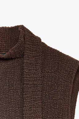 TEXTURED SCARF TOP - Zara фото 3