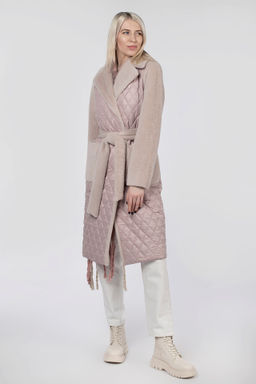 Пальто женское демисезонное (пояс) - El podio фото 3