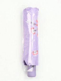 Зонт автоматический Цветы, эпонж, 3 сложения, 8 спиц, R=48/55 см, d=96 см, МИКС