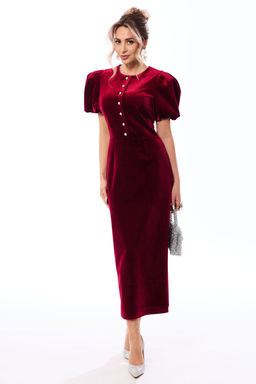 Платье Golden Valley 44257 бордовый фото 2