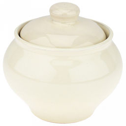 Горшок для жаркого керамический "Русский" 0,85л, д14см, h14см, "Горошек", с крышкой (Россия)