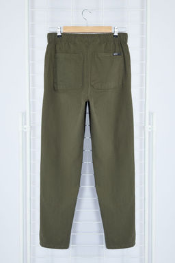 Lacivert Regular Fit Lastik Belli Gabardin Pantolon TMNSS23PL00033 - Trendyolmilla фото 32