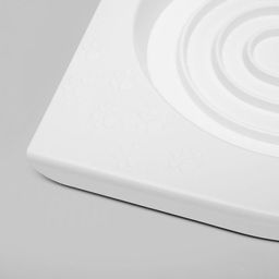 Туалет для приучения кошек к унитазу 39,2 х 38,7 х 3 см, белый - Пижон фото 4