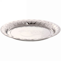 Цена за 3 шт. Поднос металлический "Лимоны" 28 см