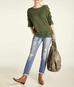 Пуловер, оливковый - Heine фото 3