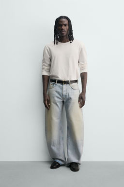 JEANS BALLOON FIT / Azul cielo