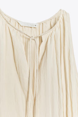 ZW COLLECTION FLOWING CRINKLE-EFFECT DRESS - Zara фото 7