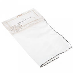 Наперник пуходержащий 30х30см "Облако", тик смесовый (80% хлопок / 20% п/э), 147г/м2, с кантом на молнии, упаковка ПВД-еврослот 14,5х23 см, т.м. "Домашняя мода" (Россия)