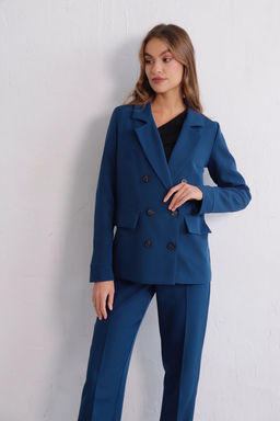 Костюм брючный в глубоком синем - Martichelli фото 4