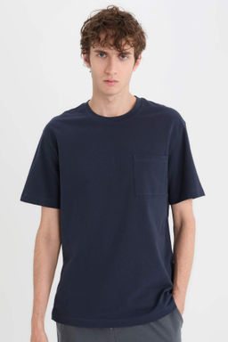New Regular Fit Bisiklet Yaka K?sa Kollu Basic Duz Pike Tisort - Defacto фото 5