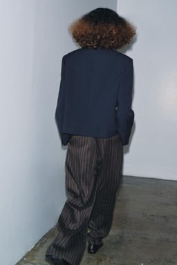 ZW COLLECTION LIMITED EDITION CROPPED BLAZER - Zara фото 3