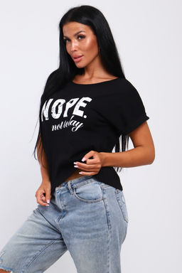 Футболка с надписью Nope, not today, Арт. 804