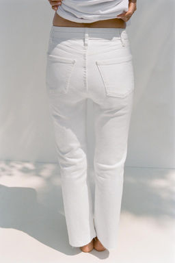 TRF CROPPED FLARE HIGH-WAIST JEANS - Zara фото 77