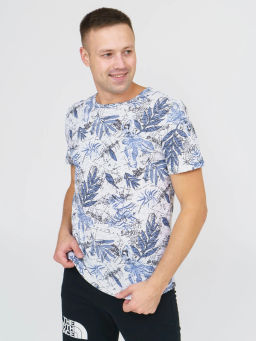 Футболка мужская , цвет синий