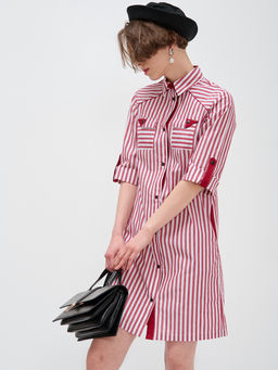 Платье с яркими вставками OD-273-2