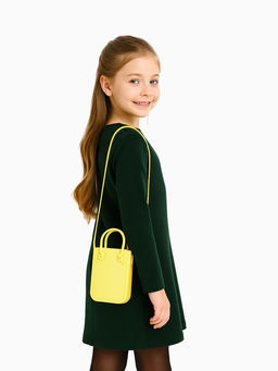 Сумка детская 13×3.5×16.5 см, без застёжки, жёлтая