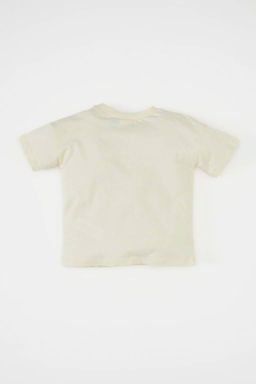 Футболка с короткими рукавами для маленьких мальчиков Disney Disney King Lion King - Defacto фото 4