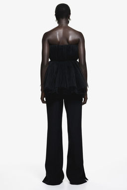 Top bandeau en tul plisado - H&m фото 6