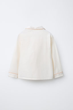 AGES 6-14 / PYJAMAS WITH CONTRAST PIPING - Zara фото 3