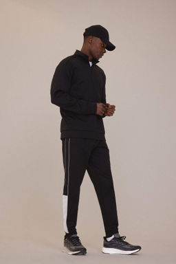 DeFactoFit Standart Fit Jogger Esofman Alt? Skuba Dalg?c Kumas Sporcu Beli Lastikli  фото 2